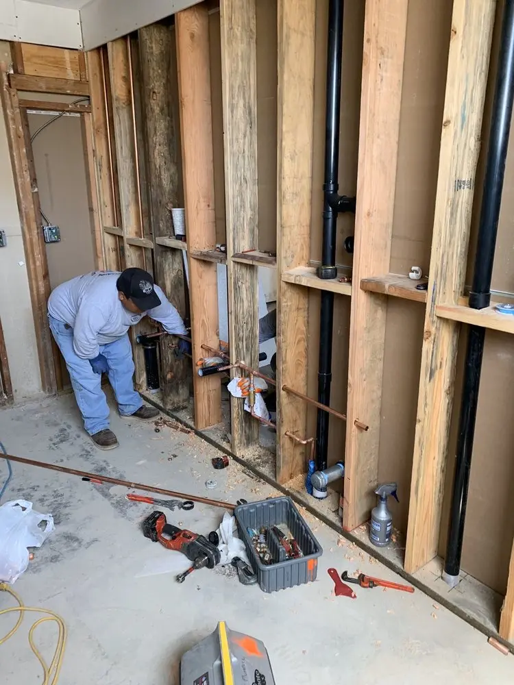 Commercial rough-in plumbing for Trenchless Sewer Repair in Grass Lake